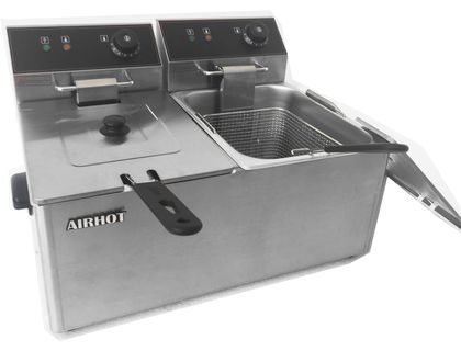 Фритюрница Airhot EF4+4 (2 ванны 4л) нов.