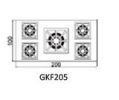 Плита газ с духовкой Vital GKF205 новая Плита газ с духовкой Vital GKF205 новая