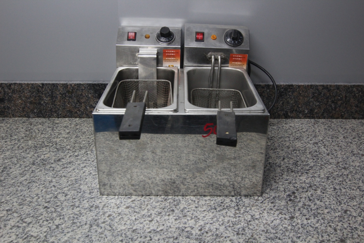 Фритюр 2 ванны 4л. Horeca Select б.у.