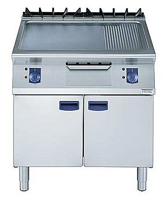 Жарочная поверхность новая 1/3 рифл.Electrolux QREV813 эл.