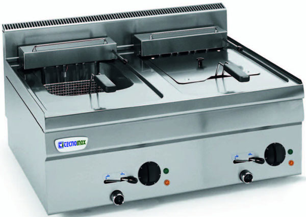 Фритюр 2 ванны 8л. Tecnoinox FR70G/0 газ. б.у.