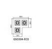 Плита (газ) открытая c 3-конф. VITAL GSO204-ECO новая Плита (газ) открытая c 3-конф. VITAL GSO204-ECO новая