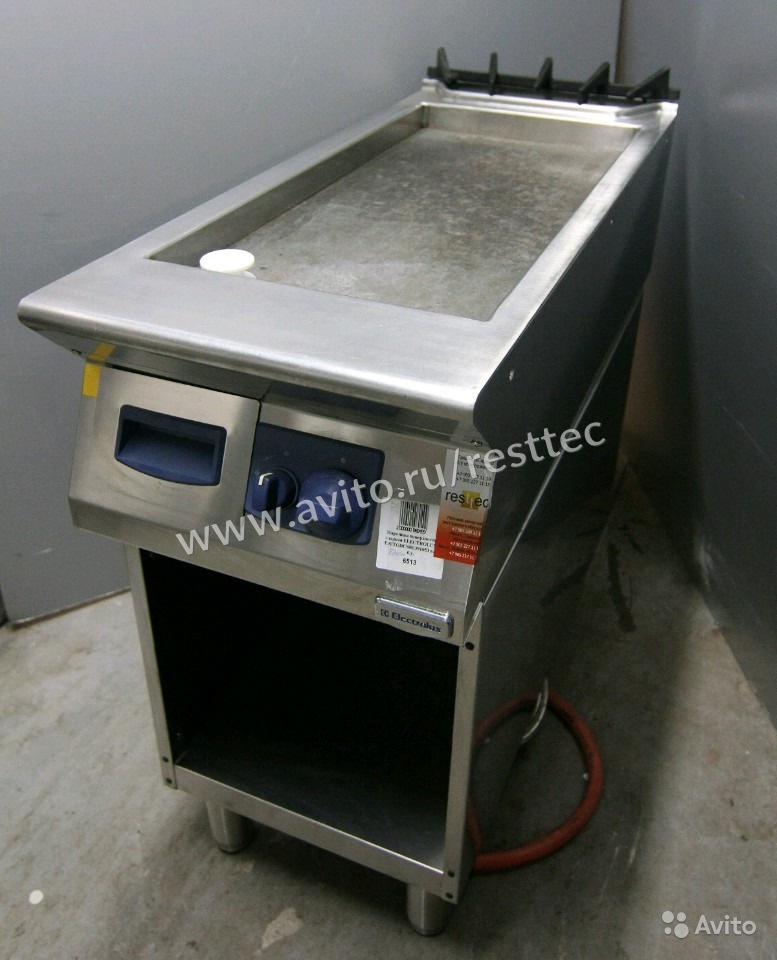 Жарочная поверхность гладк. ELECTROLUX 700 E7FTGDSS00 газ б.у.
