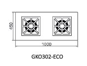 Плита (газ) открытая c 2-конф. VITAL GKO302-ECO новая