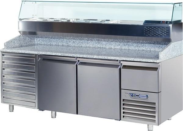 Стол холодильный Desmon GPZ223A (встройка без отсека для пиццы) б.у.