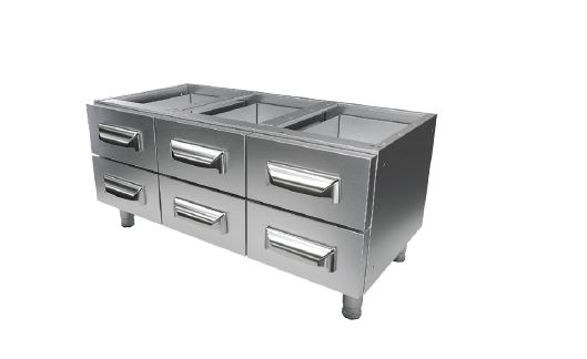 Стенд нейтральный с ящиками Vital STD7030C новый