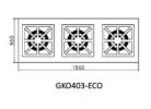 Плита (газ) открытая c 3-конф. VITAL GKO403-ECO новая