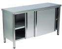 Стол нерж. 120/70/85 TABC120/79  двери-купе цельный нов.