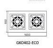 Плита (газ) открытая c 2-конф. VITAL GKO402-ECO новая Плита (газ) открытая c 2-конф. VITAL GKO402-ECO новая