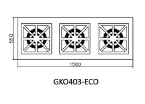 Плита (газ) открытая c 3-конф. VITAL GKO403-ECO новая