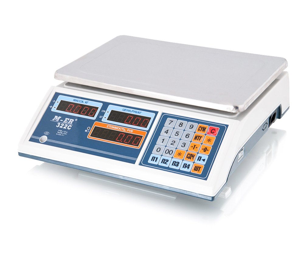 Весы порционные Mercury M-ER 322C 15.1 б.у.