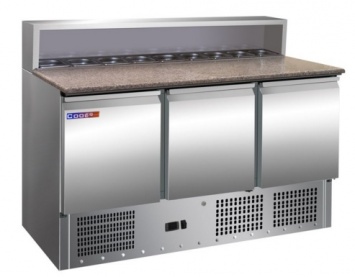 Стол холодильный Cooleq PS903 137x70x110см,гранитн.столешн.,новый